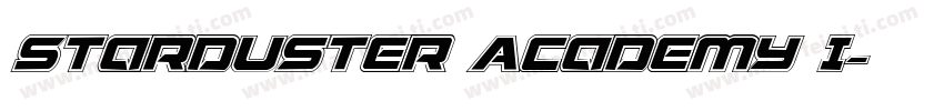 Starduster Academy I字体转换